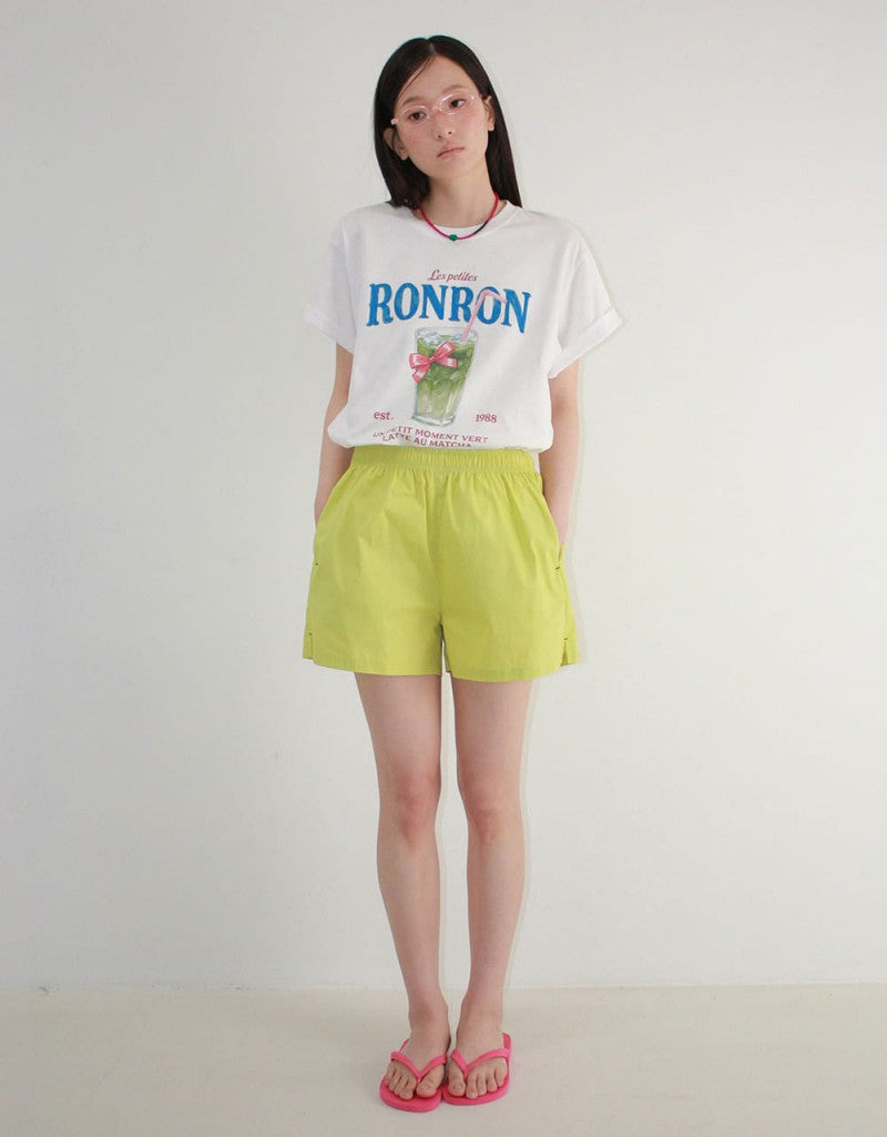 女款【WE ARE】韓國RONRON休閒短褲RR25BPT4634/RR26APT5422