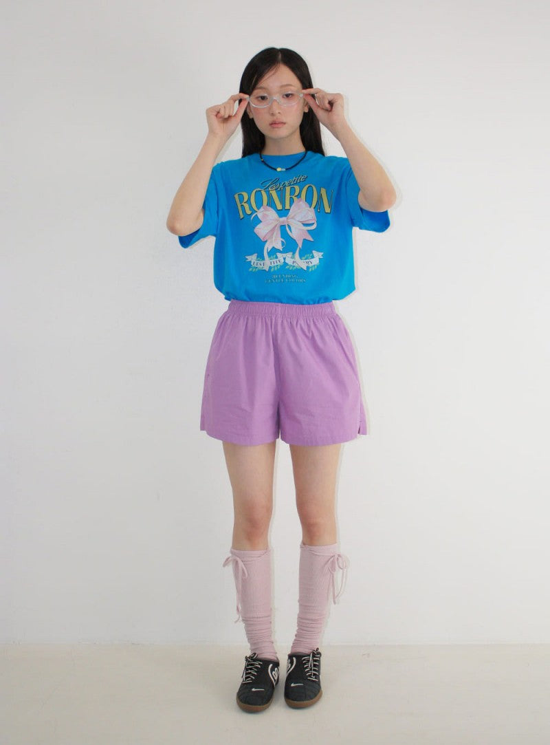 女款【WE ARE】韓國RONRON休閒短褲RR25BPT4634/RR26APT5422