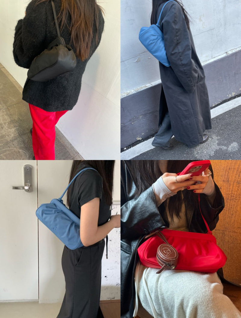 【WE ARE】Korea Archivepke 24 years nylon armpit bag OVBAX24101