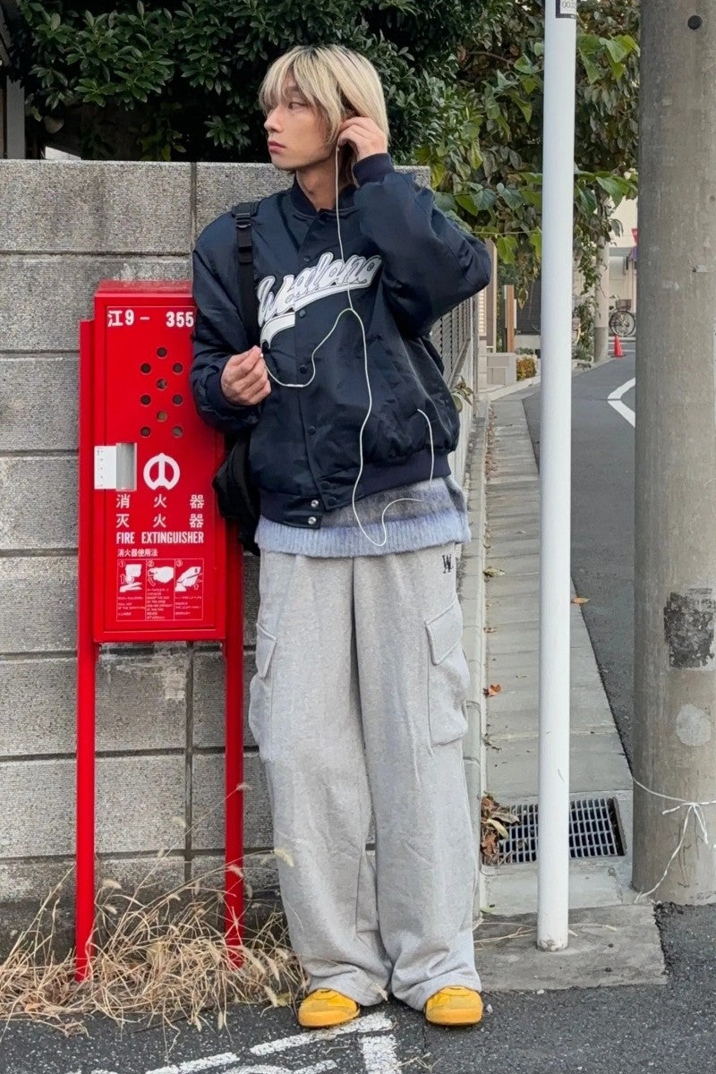 【WE ARE】韓國WAL WOOALONG 口袋工裝棉褲 WL233JLP07U
