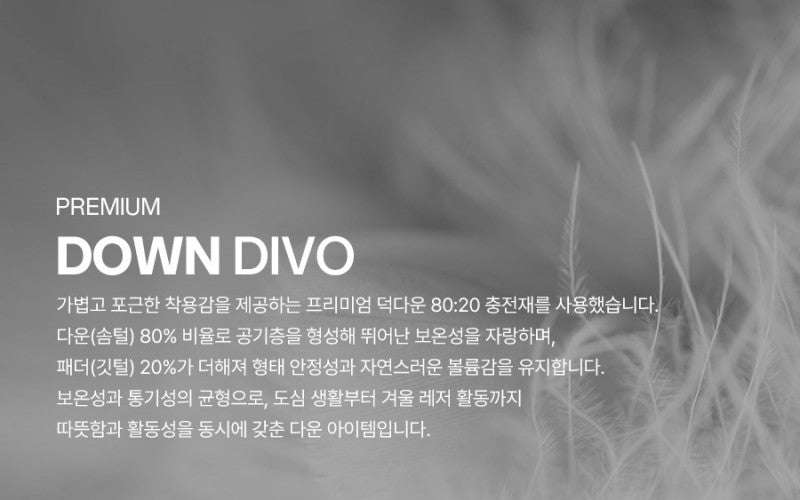 【WE ARE】韓國Diadora休閒羽絨外套D5423LDJ94