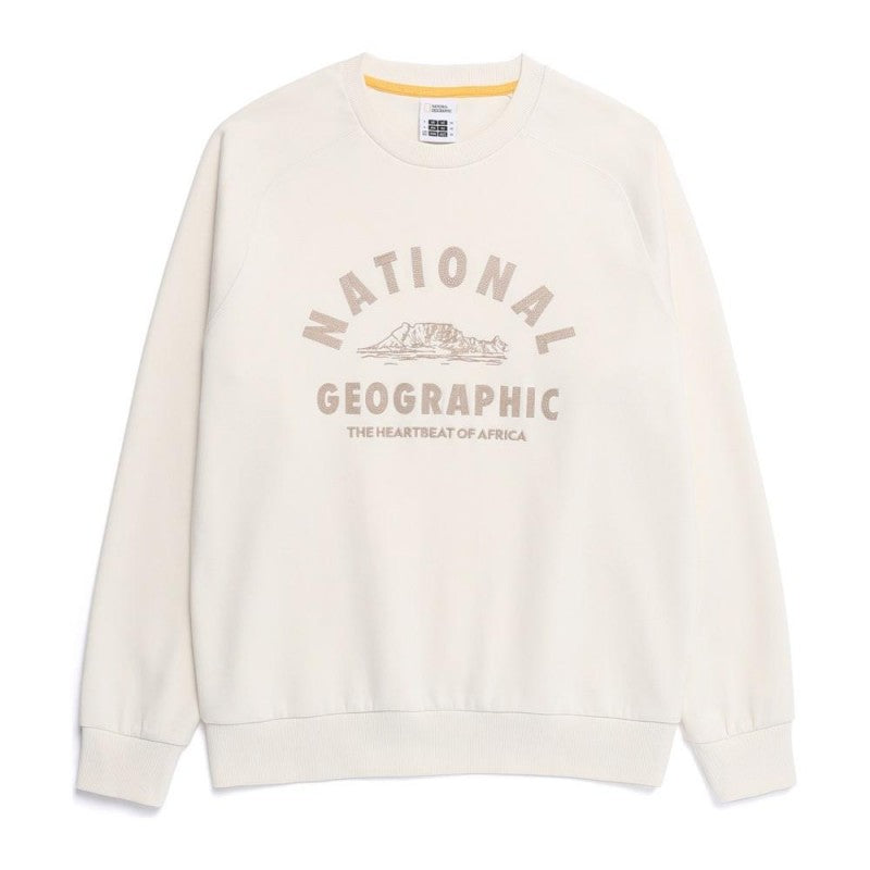 男女同款【WE ARE】韓國國家地理圓領 大學T衛衣N261USW021