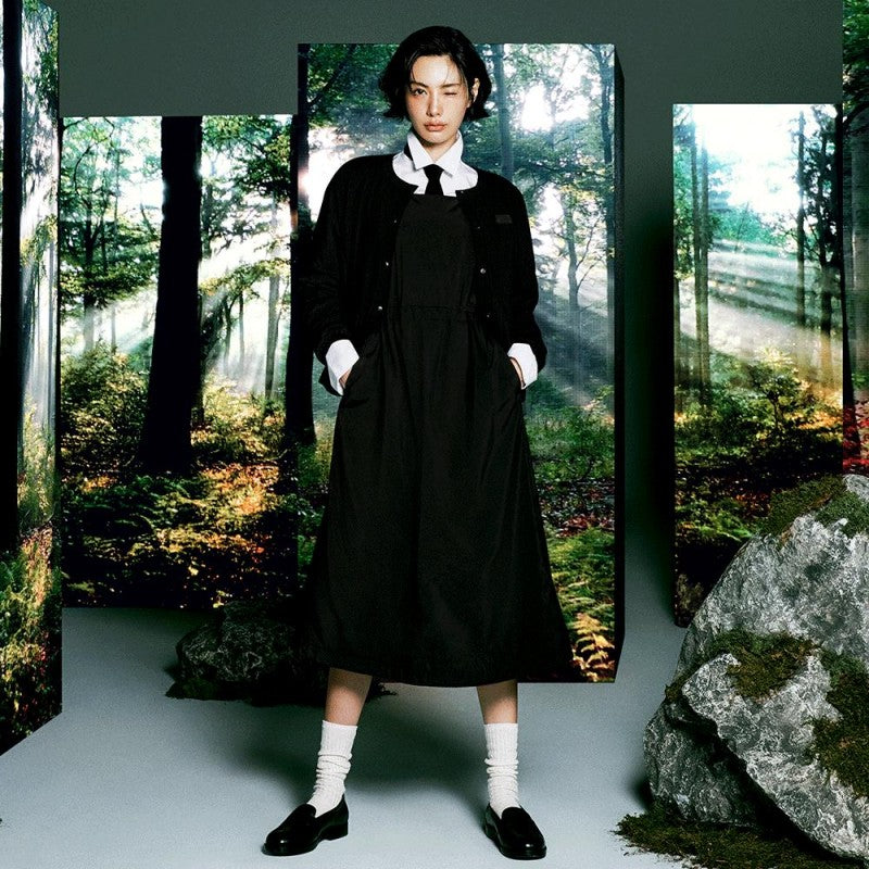 【WE ARE】 韓國國家地理背帶連衣裙N254WOP011