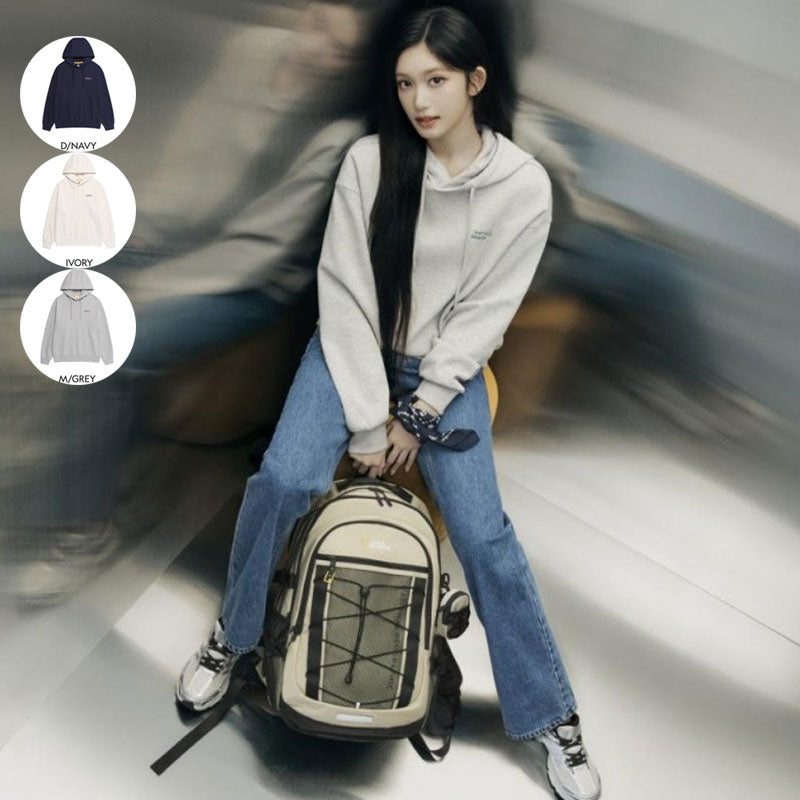 男女同款【WE ARE】韓國國家地理連帽大學T衛衣N261UHD020