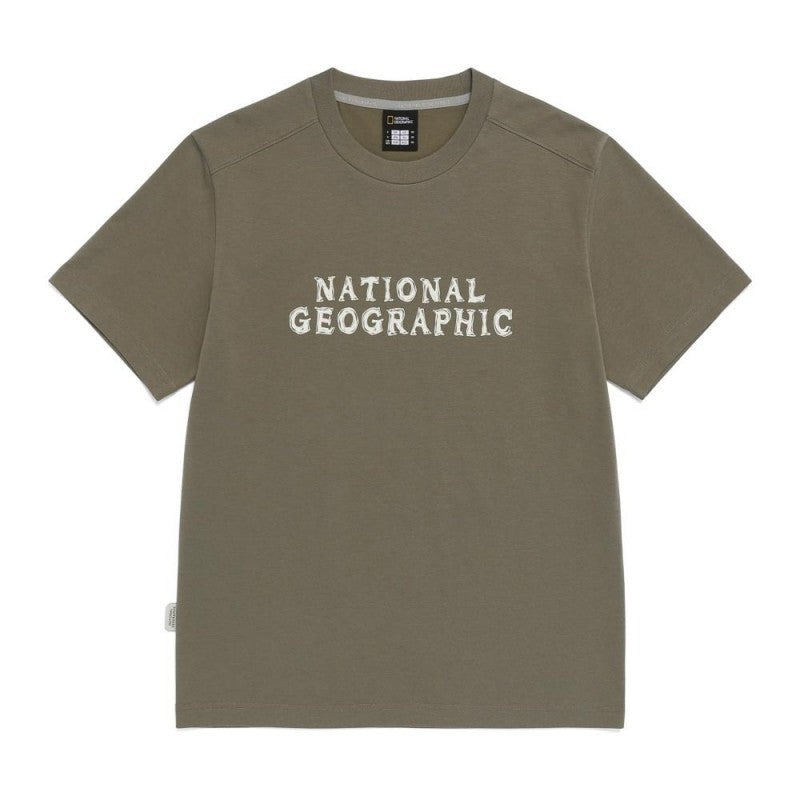 男女同款【WE ARE】韓國國家地理休閒短袖T恤N265UTS020