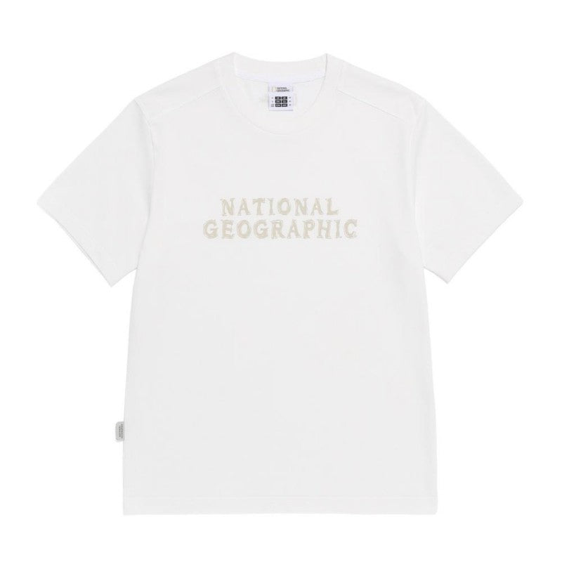 男女同款【WE ARE】韓國國家地理休閒短袖T恤N265UTS020