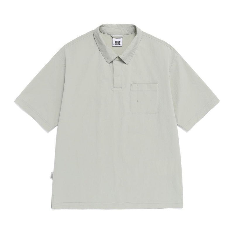 男女同款【WE ARE】韓國國家地理休閒POLO衫上衣N262UPL142