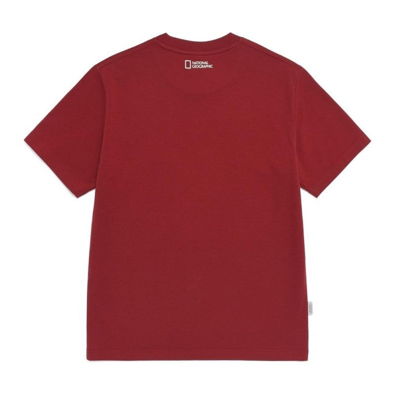 男女同款【WE ARE】韓國國家地理休閒短袖T恤N265UTS020