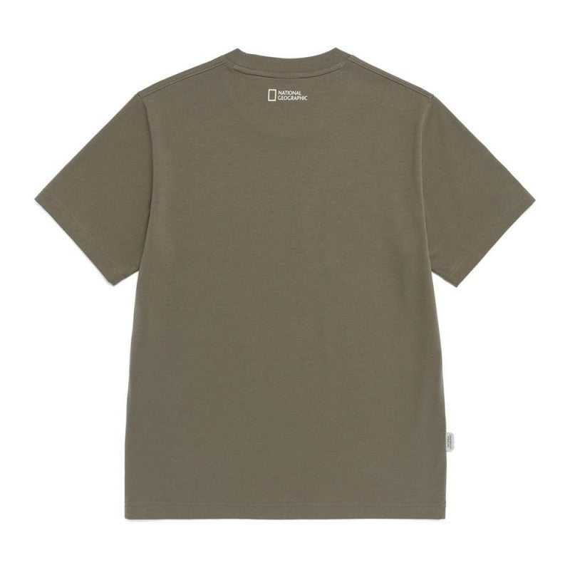 男女同款【WE ARE】韓國國家地理休閒短袖T恤N265UTS020