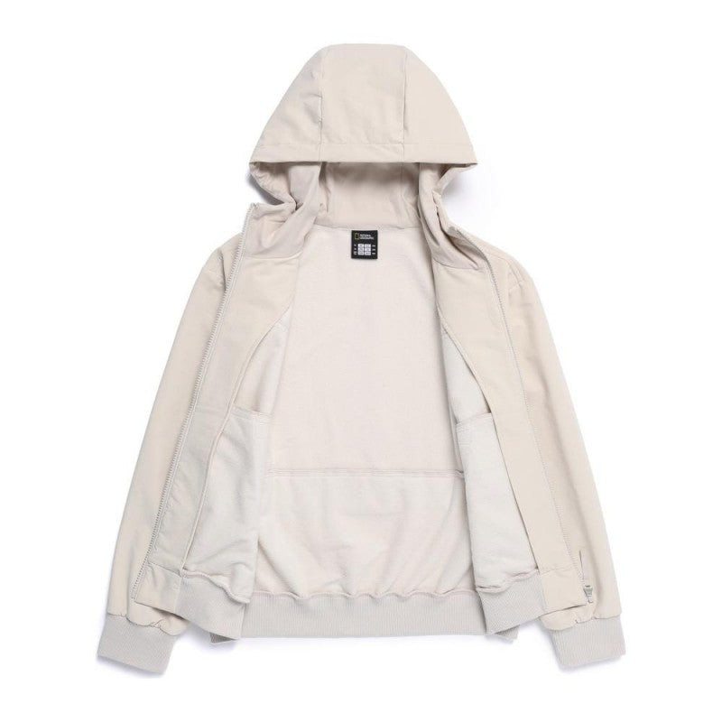 女款【WE ARE】韓國國家地理加絨拉鏈連帽外套N254WFT050