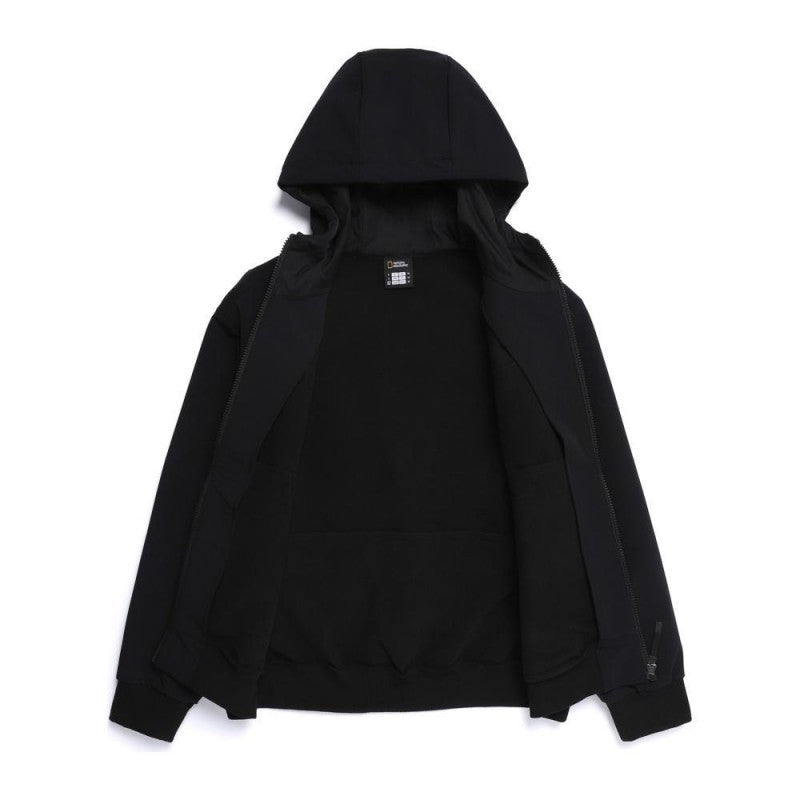 女款【WE ARE】韓國國家地理加絨拉鏈連帽外套N254WFT050