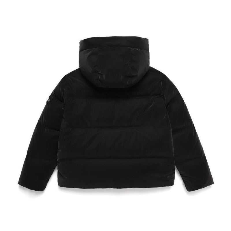 ＊折扣款【WE ARE】韓國國家地理（有臂章）光澤感連帽鵝絨羽絨外套 N244UDW980/N244UDW180