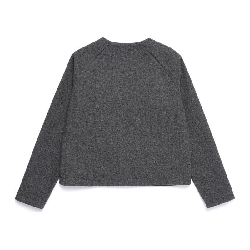 【現貨】女款【WE ARE】韓國國家地理毛呢圓領外套N254WFT210